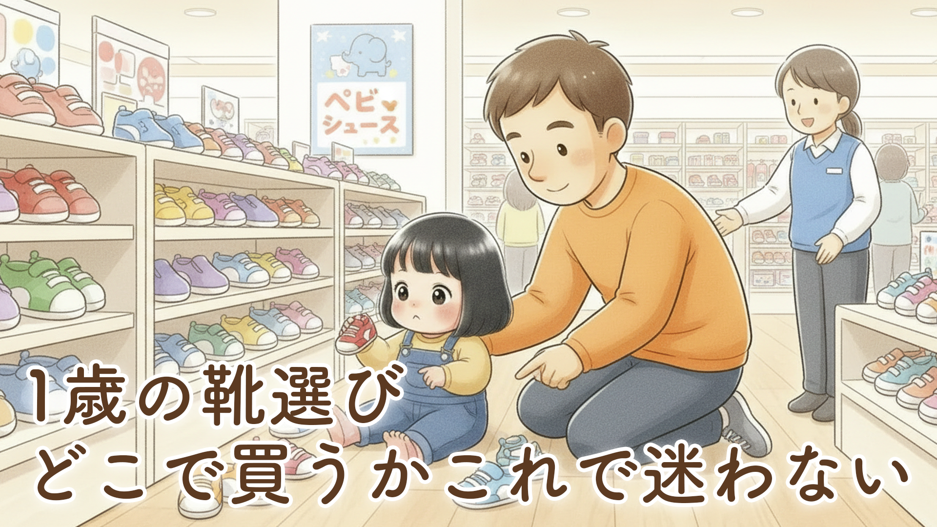 【1歳の靴はどこで買う？】アカチャンホンポで選んで分かった「失敗しない靴選び」とサイズアップ・保育園対応まで完全ガイド
