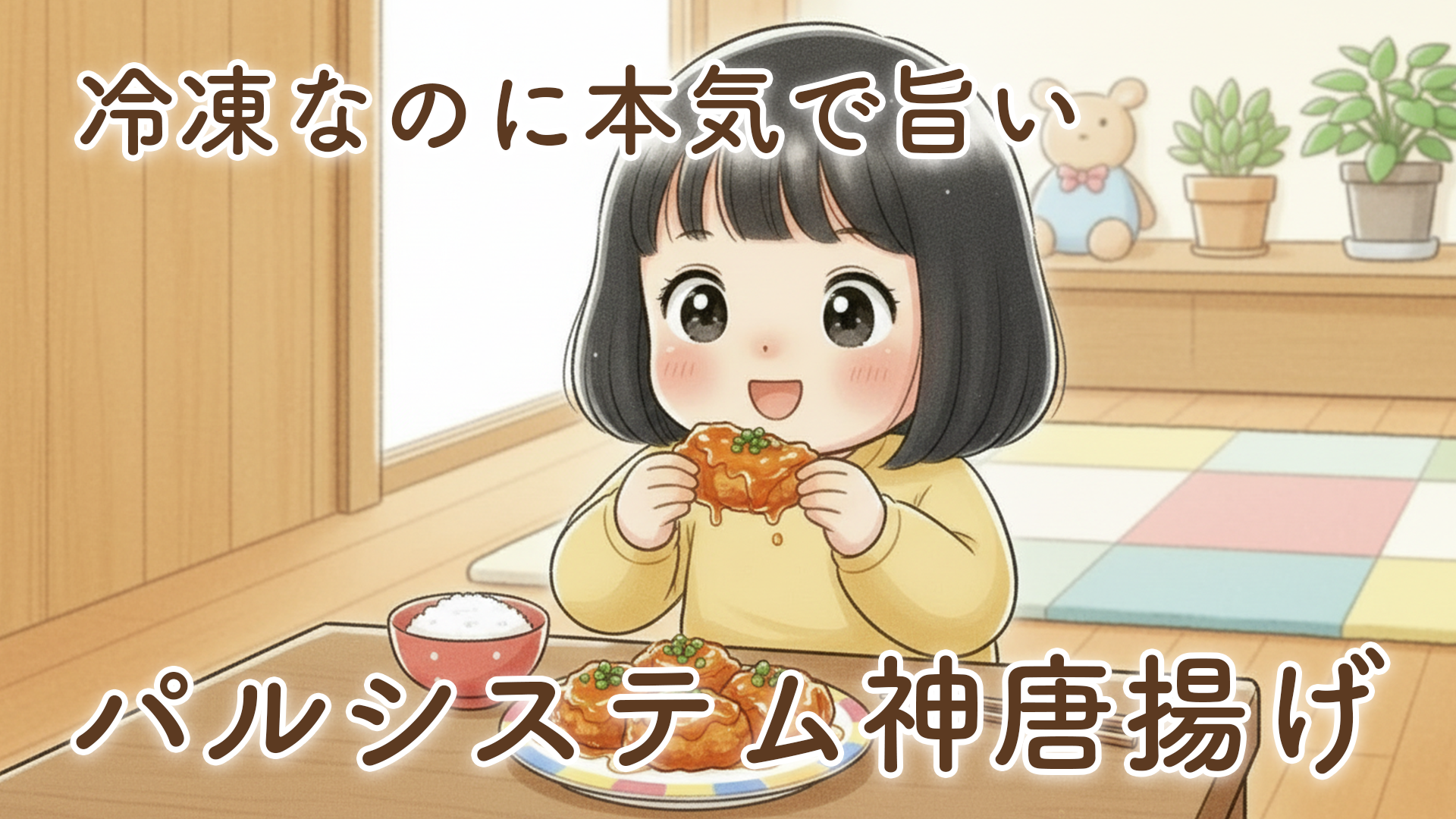 【正直レビュー】パルシステムの国産若鶏甘酢唐揚げが神すぎた｜2歳前の娘が爆食いした理由