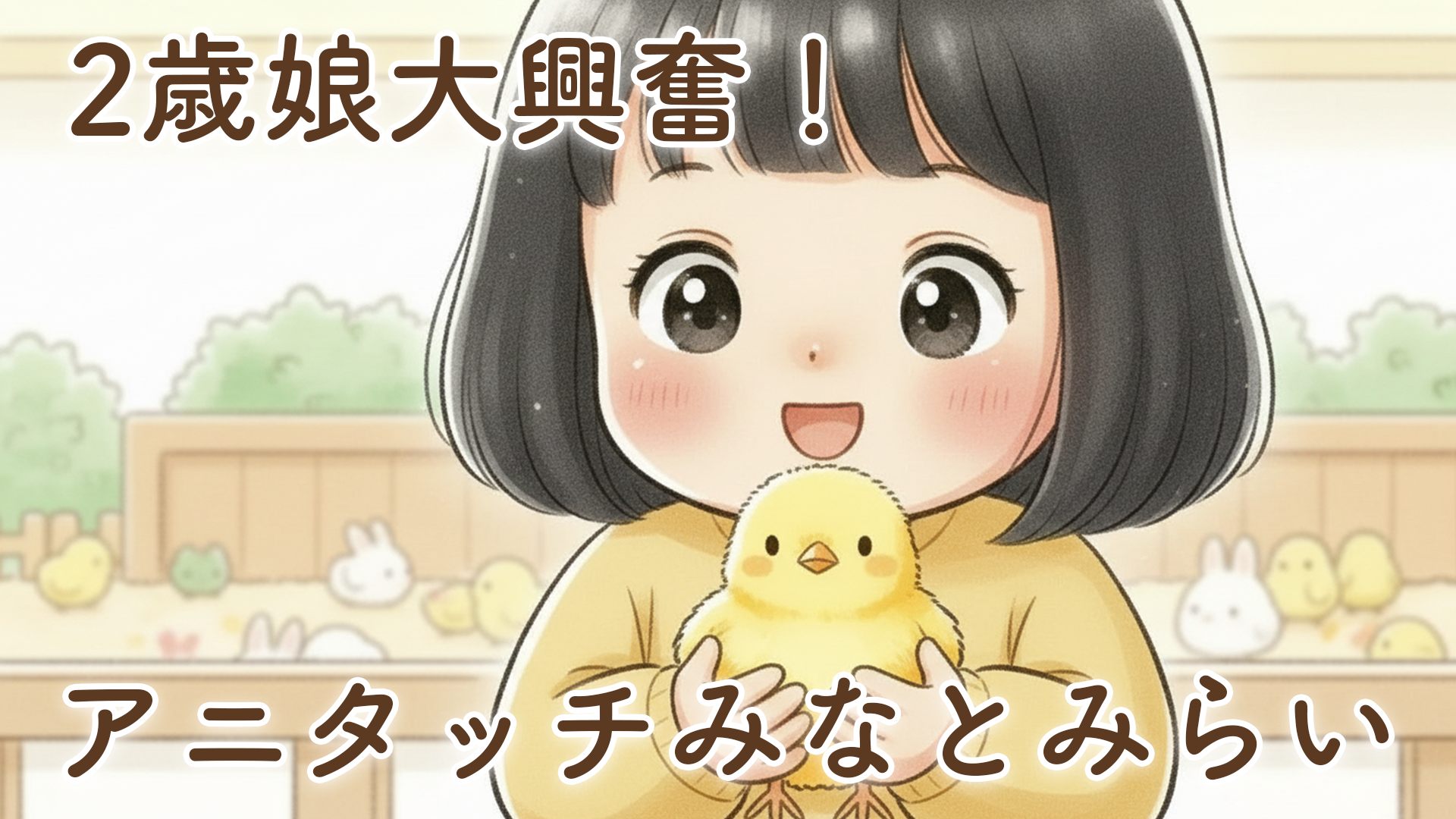 2歳の娘が初めてアニタッチみなとみらいへ｜動物と触れ合える室内スポット