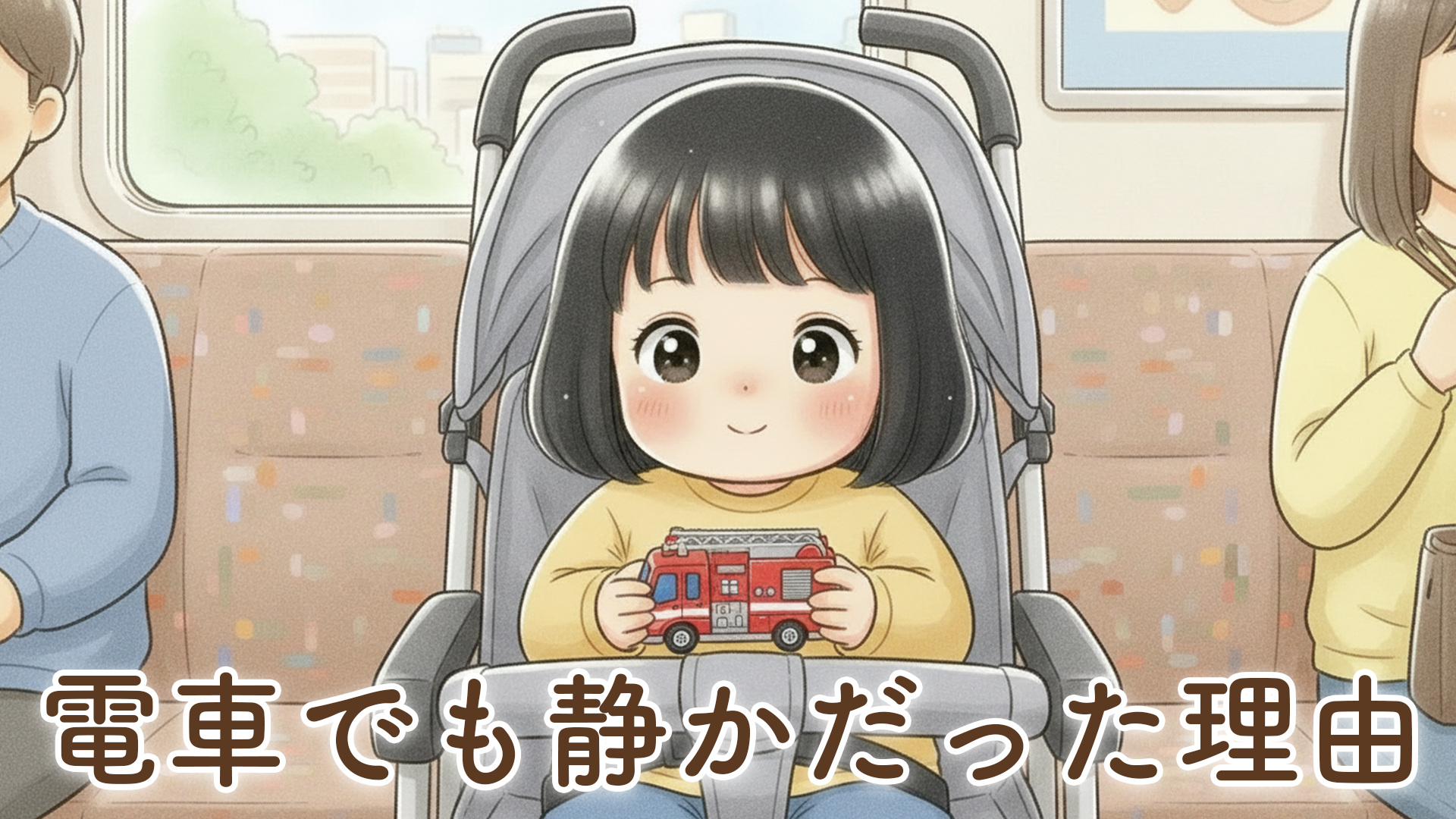 2歳児が電車で静かにできた理由｜実際にやった工夫