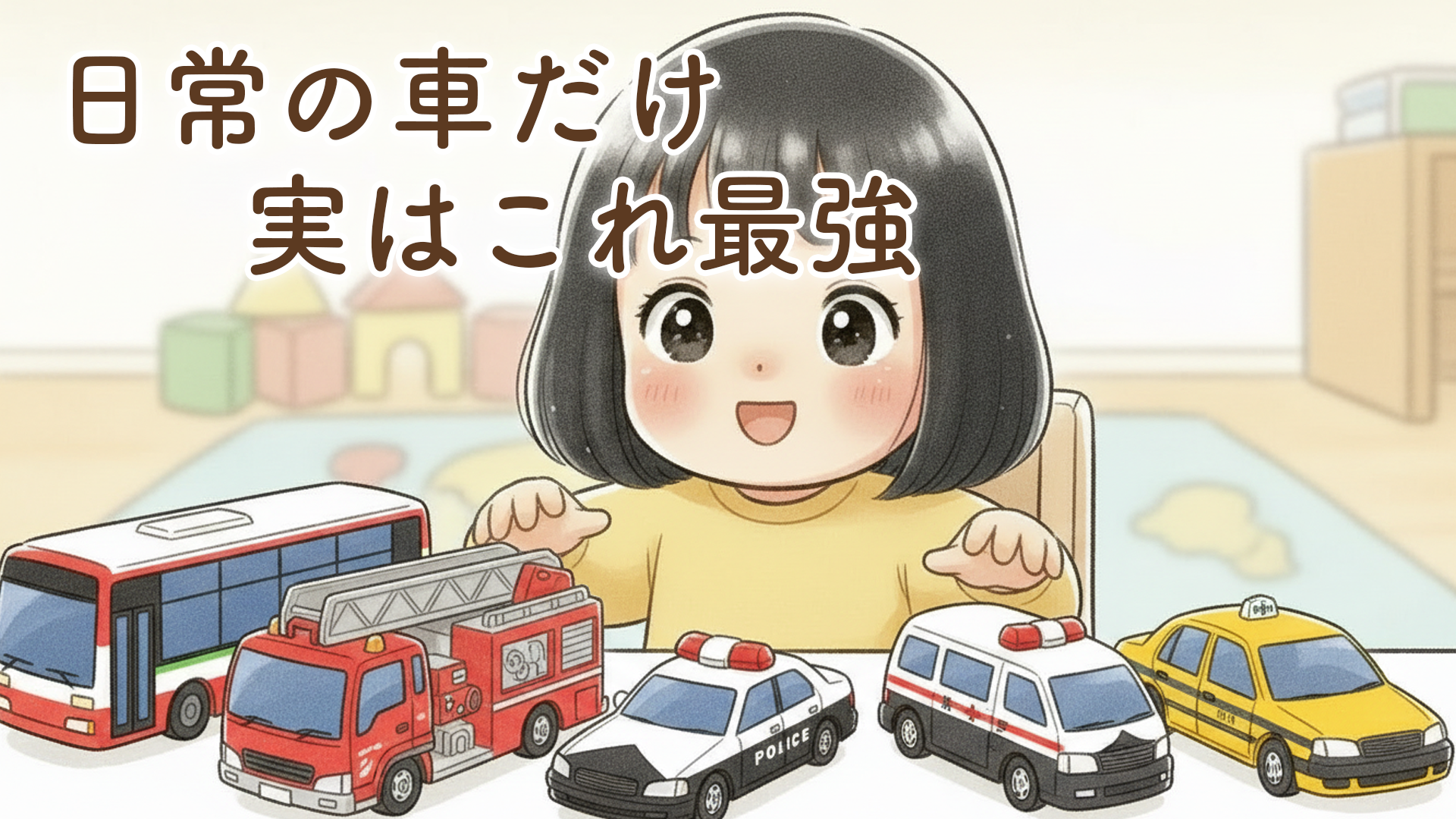 トミカは「日常でよく見る車だけ買う」ルール｜2歳娘が乗り物を覚えたリアル体験