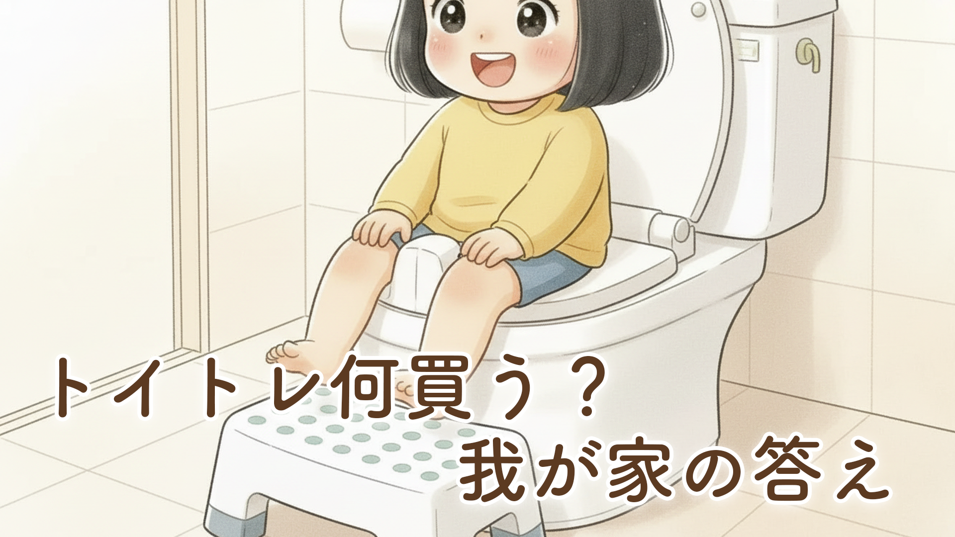 トイレトレーニングで購入したもの2つ｜2歳児の我が家のリアル準備と考え方