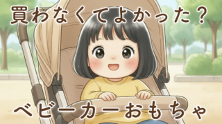 ベビーカーにおもちゃは必要?我が家が“ほぼ何もつけなかった”理由