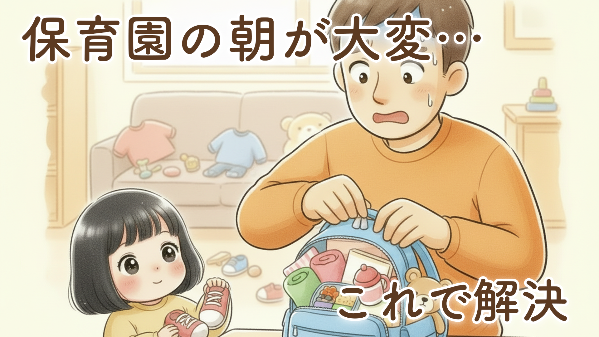 保育園の朝がバタバタする原因と対策｜前日準備でここまで変わった我が家のリアル体験