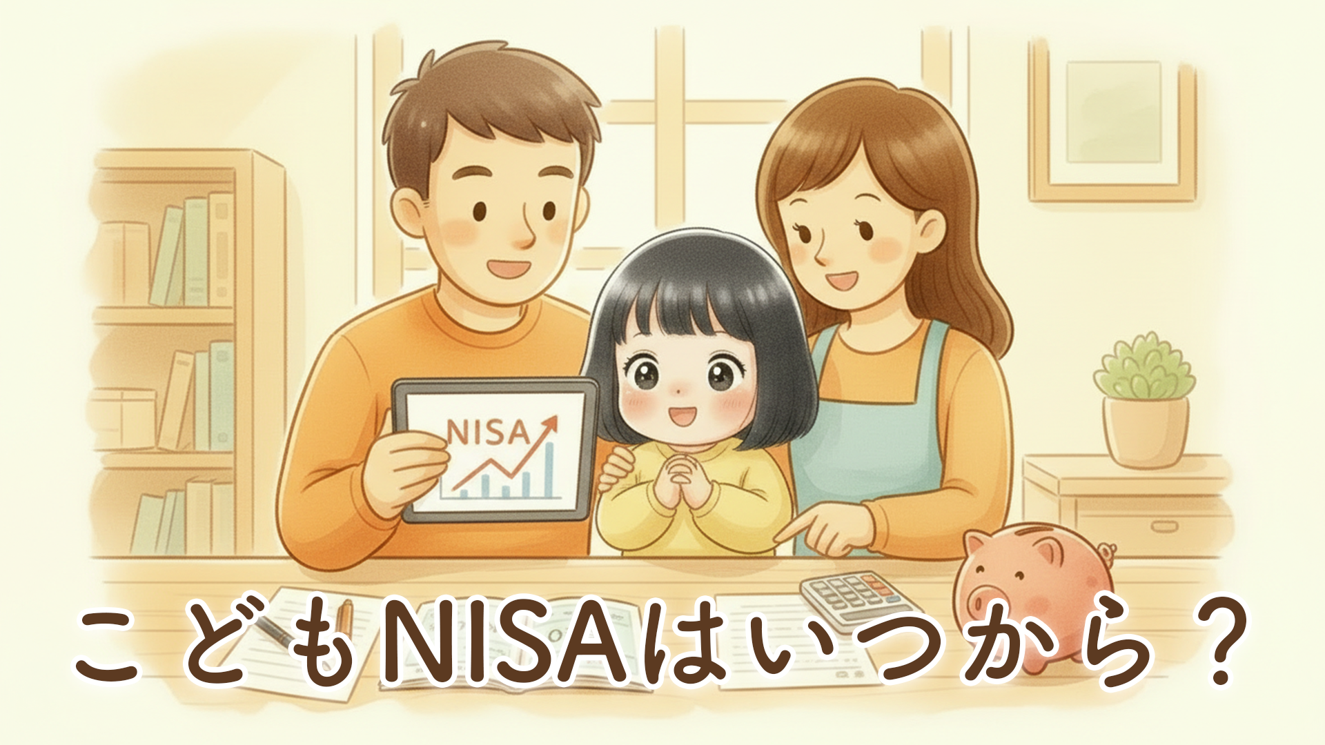こどもNISAはいつから？制度の最新情報と新米パパが証券口座を開設した理由