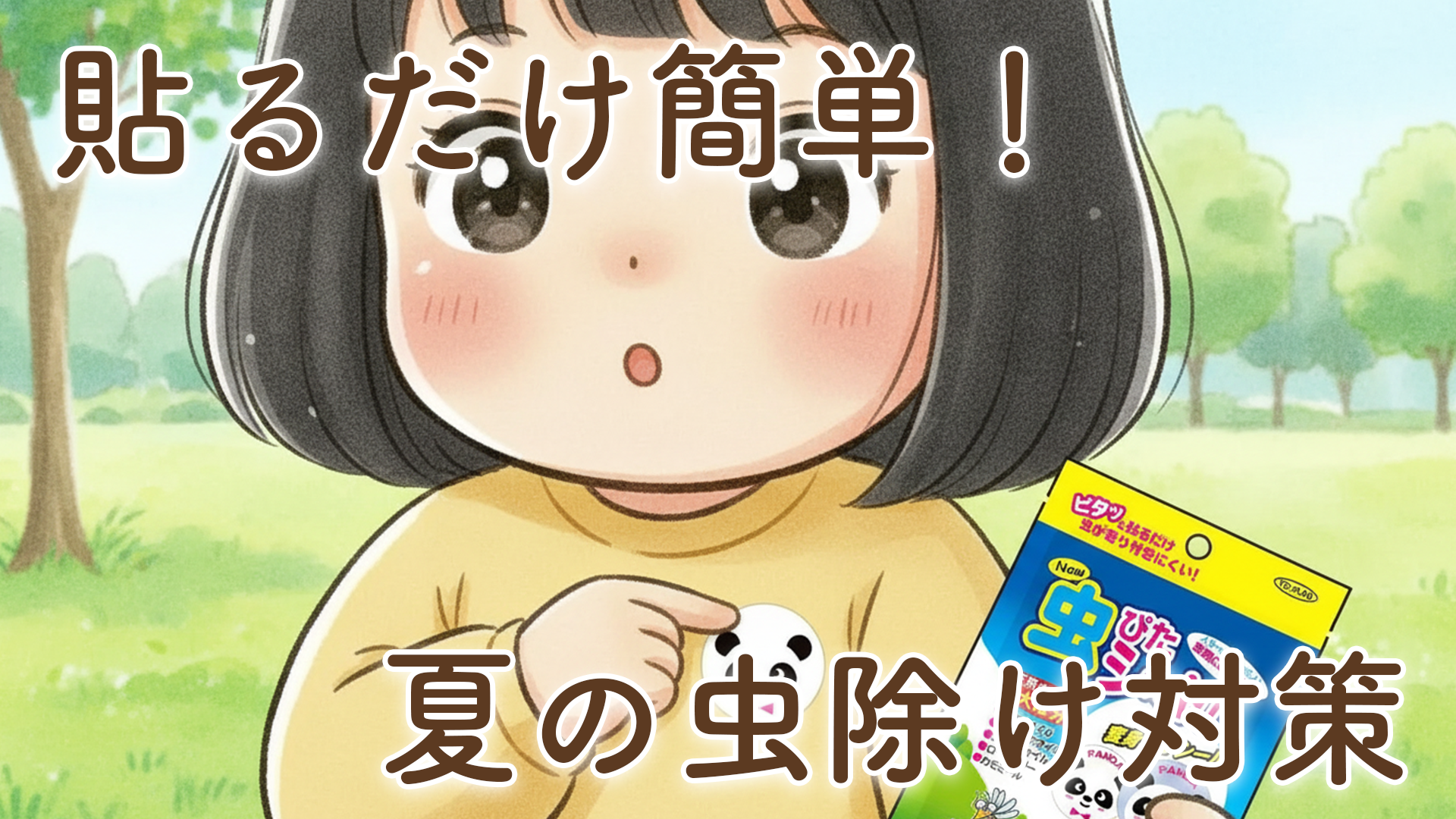 夏の子供の虫除け対策どうしてる？我が家が「虫ぴたシャット!」を使い続けている理由
