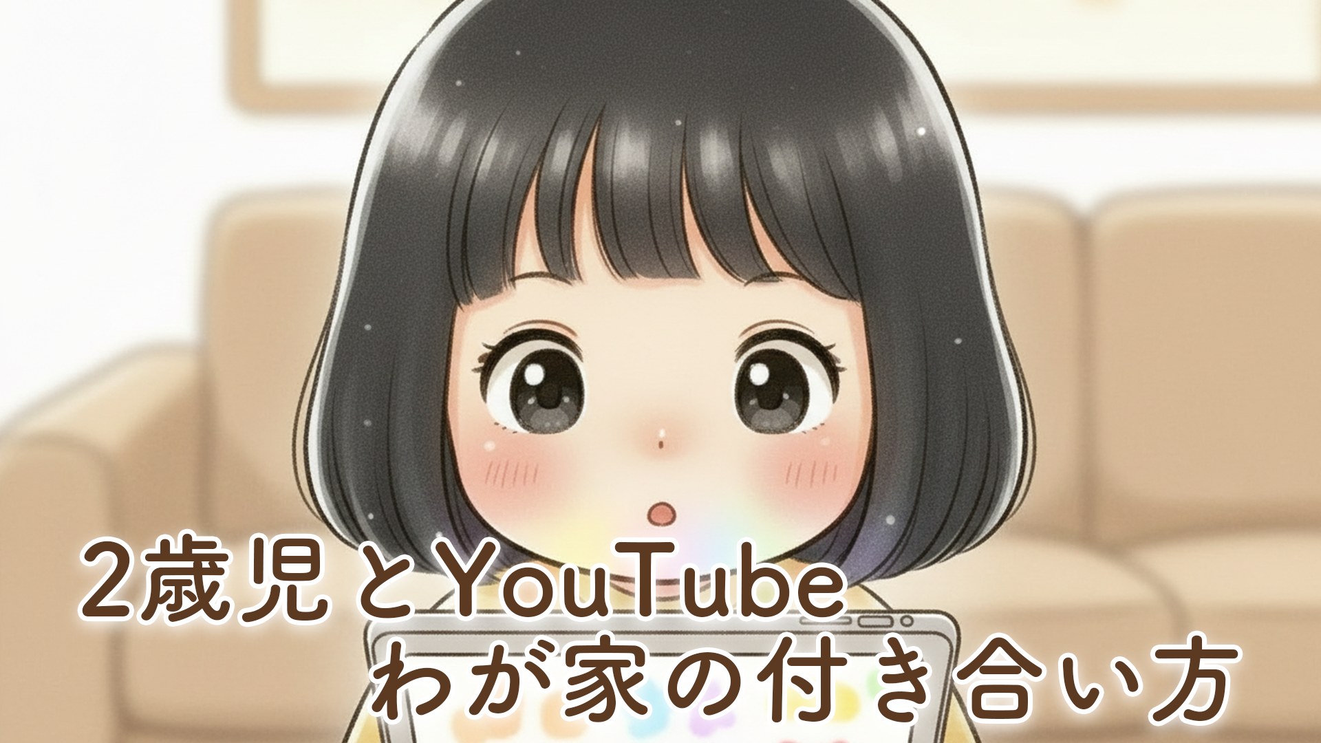 2歳児とYouTubeの付き合い方｜我が家が大切にしていること