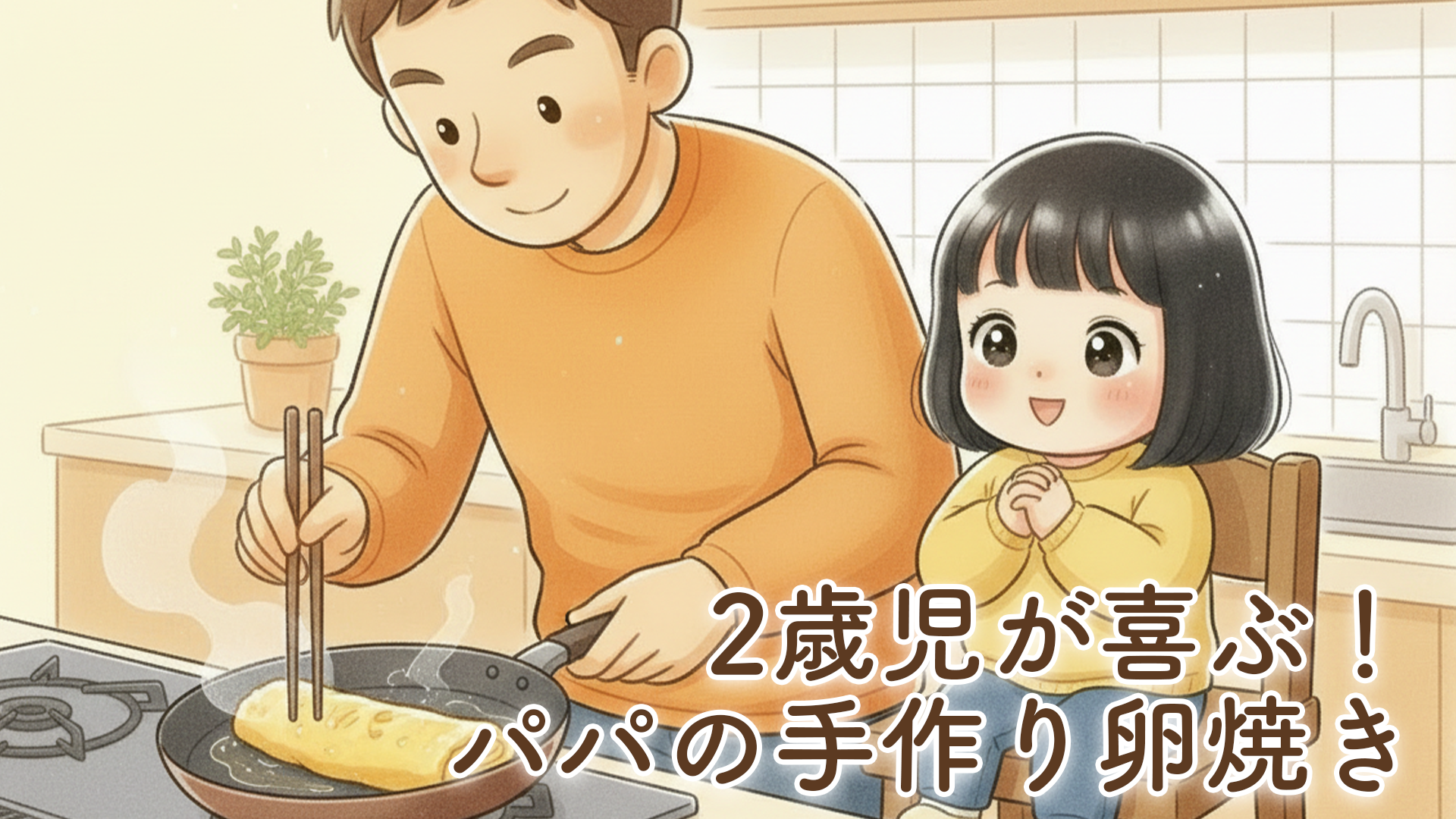 2歳児に作る卵焼き｜パパでも簡単！娘が完食してくれるようになった我が家の定番メニュー