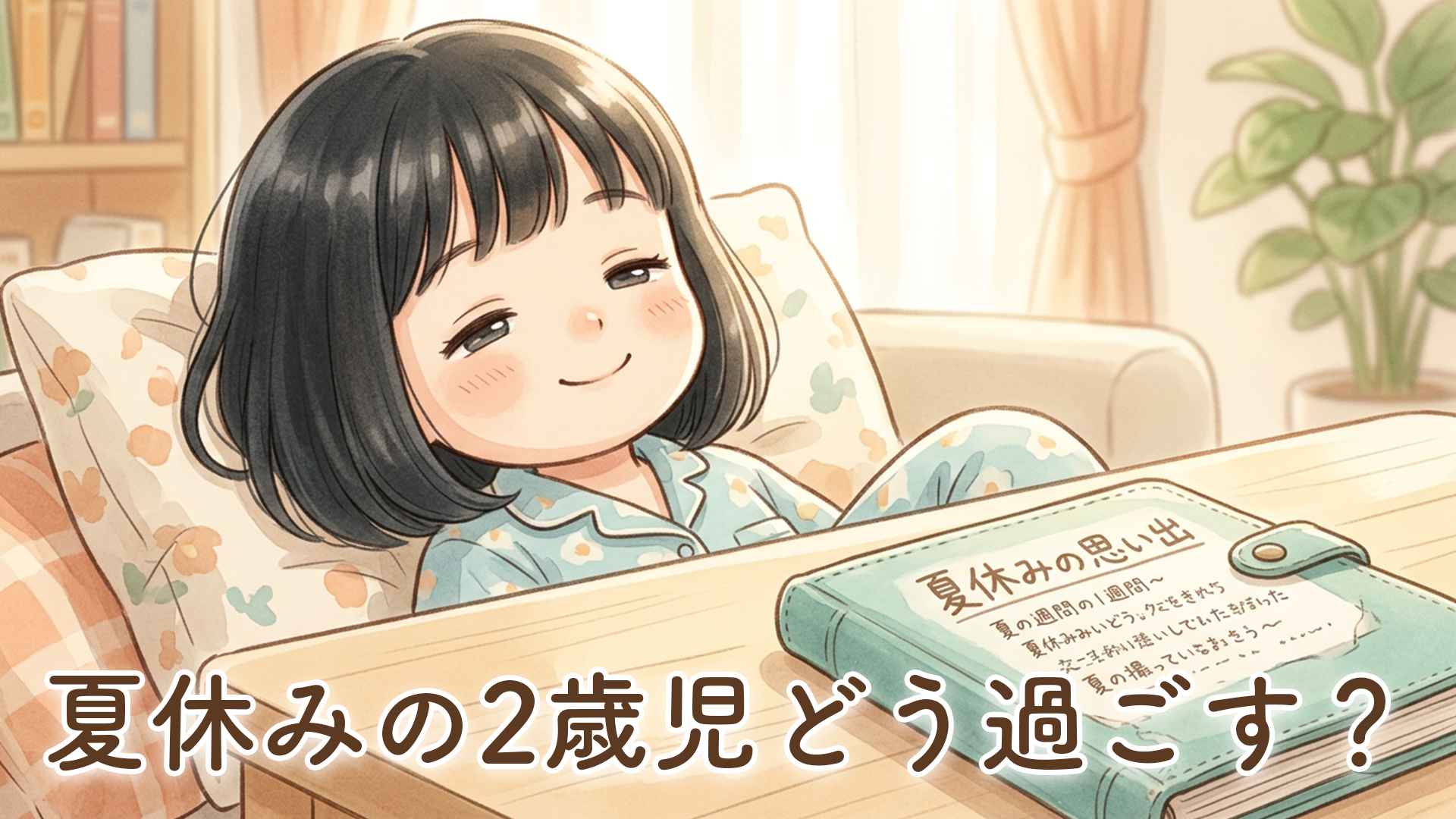 夏休み中の2歳児との過ごし方｜暑さや雨の日はどうする？家での遊びと短時間のお出かけで過ごした1週間