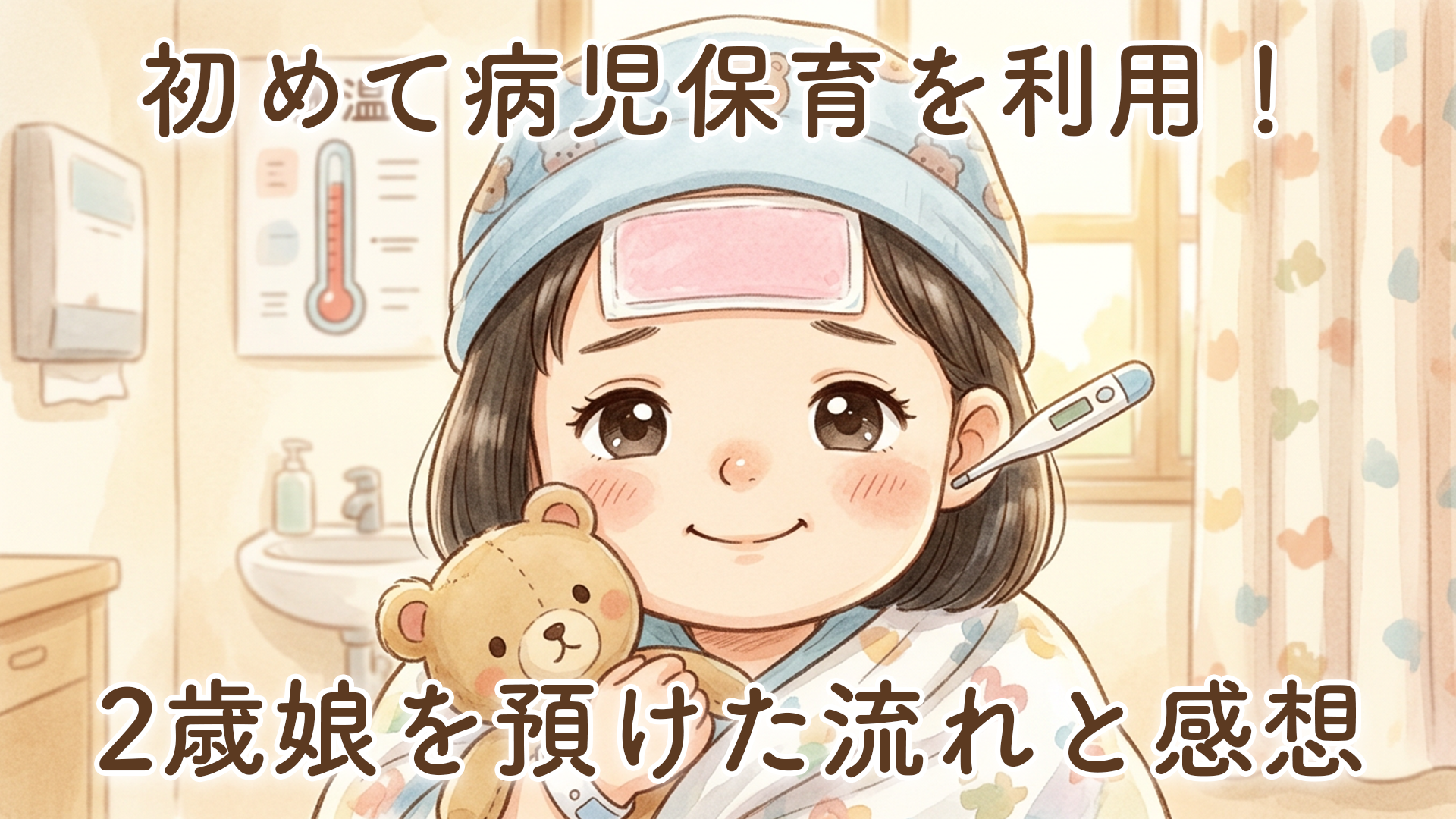 【体験談】初めて病児保育を利用しました｜共働きパパが2歳の娘を預けた流れと感想
